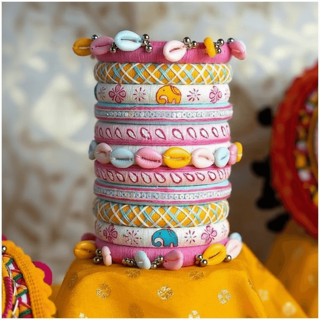 Colorful Handmade Ethnic Bangles